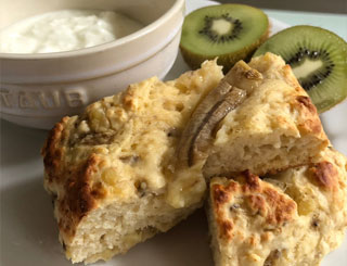 バナナのオーブントースターブレッド